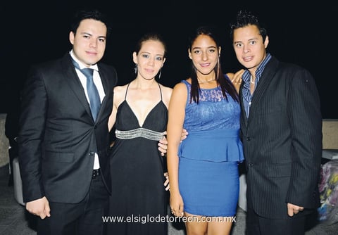 José, Melissa, Diana y Guillermo.