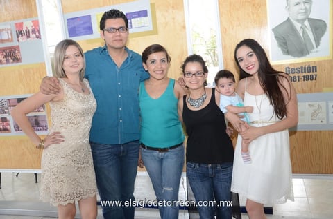 Abigaíl, Rodrigo, Ari, Susa, Santi y Martha.