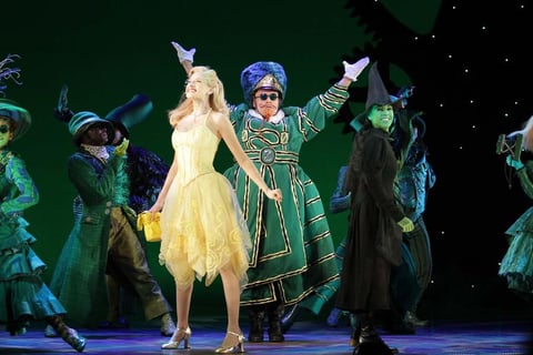 Basado en el "best-seller" de Gregory Maguire, "Wicked" inicia con los ciudadanos del pueblo de Oz cantando el tema "Muere un ser malvado", pues celebran precisamente el deceso de "Elphaba", la Bruja del Oeste.