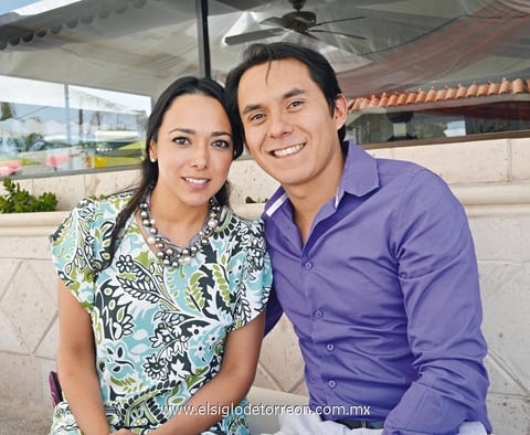 Melissa Sánchez y Rubén Saucedo.