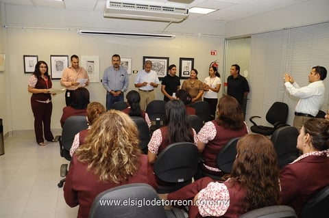 Pedro, Alonso, Érika, Betsabé y Pedro.
