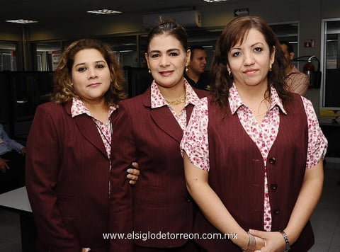Juanis, Griselda y Gabriela.