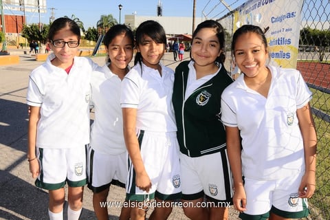 Fátima, Mariana, Lizeth, Mariana y Jaqueline.
