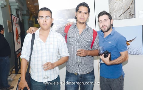 Miguel Borja, Manuel Rodríguez y Hugo López.