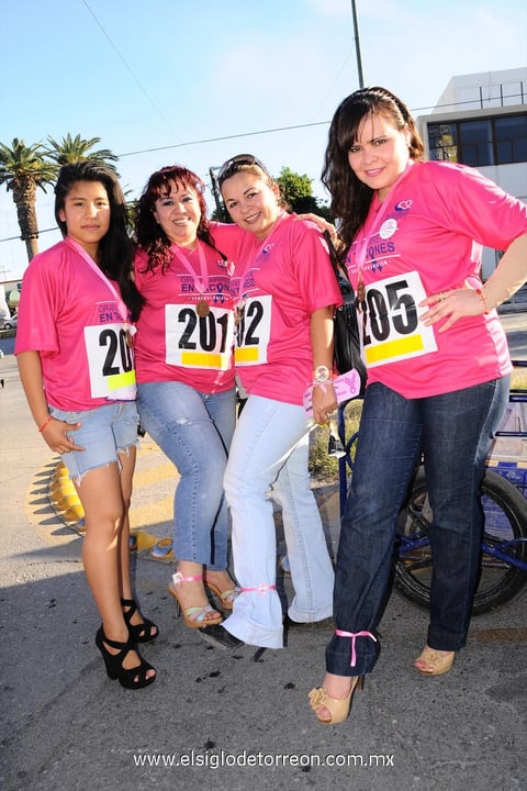 Mónica, Lupita, Rocío y Adriana.