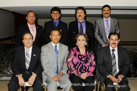 Dr. Juan Pablo Espinoza Rodríguez, Dr. Alberto Aguilar Morales, Dr. Manuel Santoyo Solórzano, Dr. Armando Palafox Sánchez, Dr. Emilio Giacomán Murra, Dr. David Reza Alba, Dra. Elsa Córdova Briones y Dr. Fernando Saldívar Ríos.