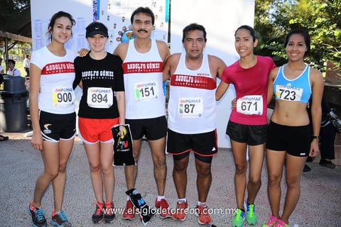 Yurith Loera, Ana Laura Ibarra Luévanos, Rubén Castellenos, Rubén Campos, Olimpia Ramírez y Jéssica Flores.