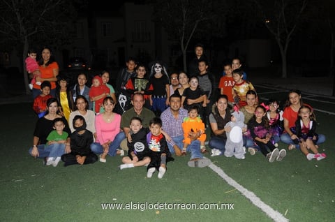 Halloween. Convivencia de vecinos.