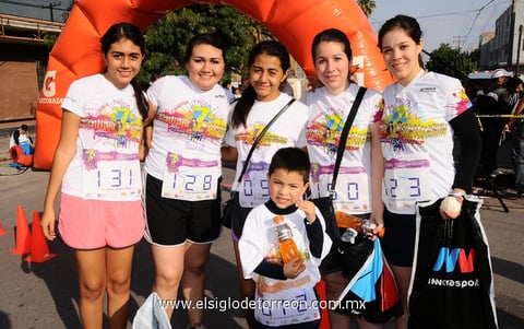 Carolina, Érika, Paola, Kevin, Ana y Ludy.