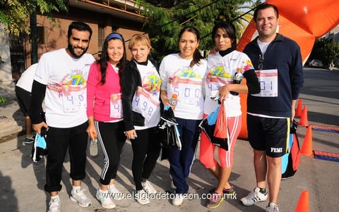 Christian, Silvia, Cristina, Astrid, Paulina y Gerardo.