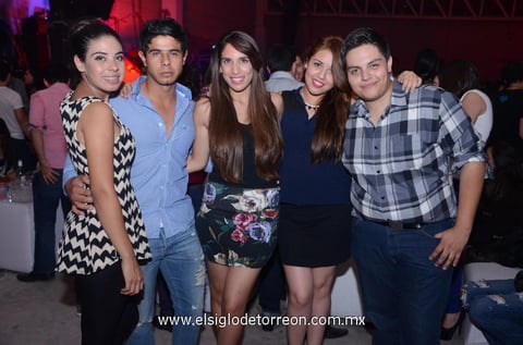 Mariana, Kike, Karla, Allyson y Salvador.