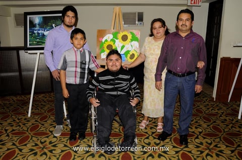 Jesús Manuel, Ángel, Víctor Daniel, Rosa y Víctor Manuel.