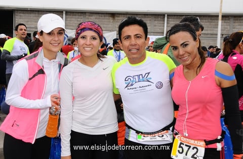 Daniela, Edith, Beto y Yaner.