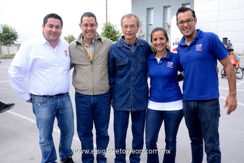 Manuel, Gabriel, Luis Rey, Martha y Arturo.