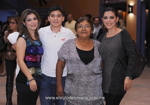 Concierto. Perla, José Manuel, Reyna y Wendy.