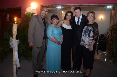Sr. Anastacio Rico Teneyuque, Sra. María Concepción Rodríguez Rodríguez, Lic. M. Verónica Rico Rodríguez, Ing. Gilberto Machuca Murillo y Sra. María del Carmen Machuca Murillo.