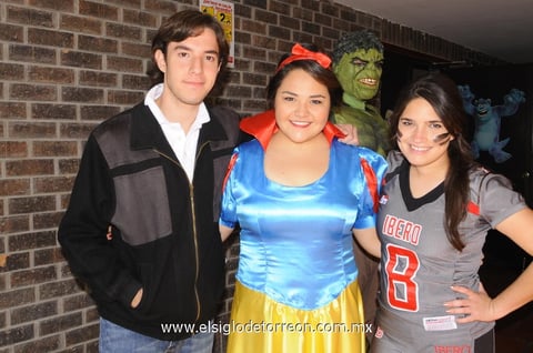 Luis, Fanie y Andrea.