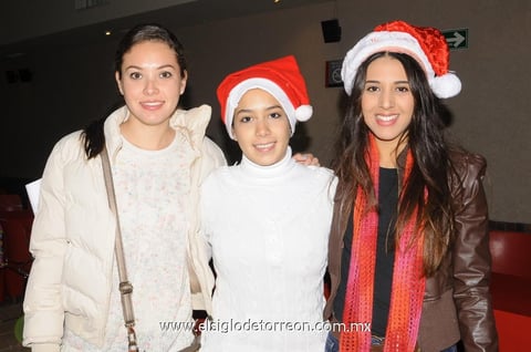 Patricia, Valeria y Magda.
