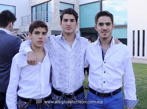 Luis, Andrés y Diego.