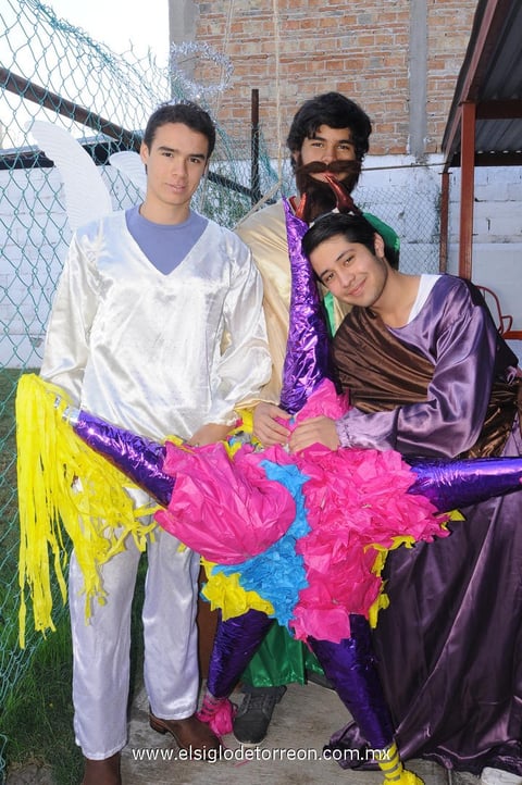 Adrián, Andrés y José.