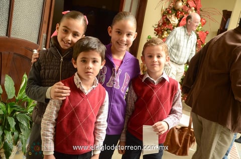 11122013 José Andrés, Isabella, Fernanda y José Pablo.
