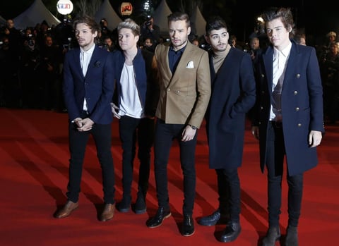 La banda británica One Direction, se dio cita en la 15 edición de los premios NRJ en Cannes.