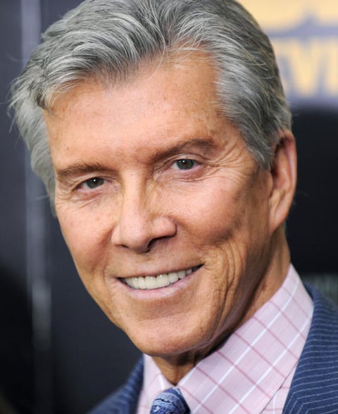 El anunciador de boxeo estadounidense Michael Buffer, fue otro de los asistentes al estreno de la cinta en Nueva York.