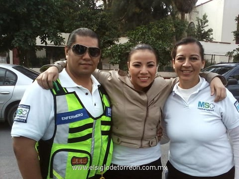Mario Alberto, Dali y Tere.