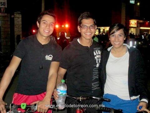 Luis, Israel y Alejandra.