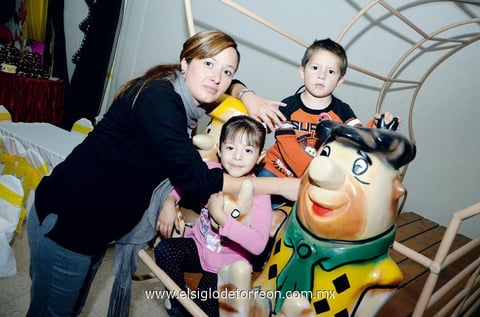 Susana, Romina y Bruno.