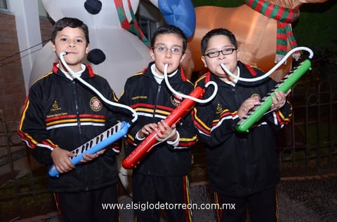 Emiliano, Javier y Daniel.