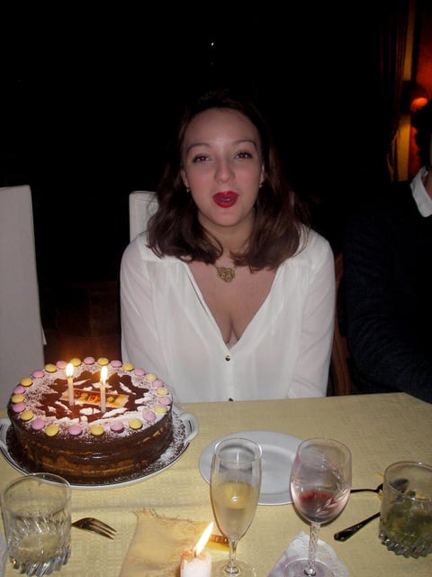Ofelia PIGNY festejando sus 20 años. Francia Octubre 2013