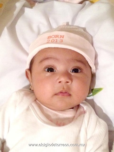 Isabella Sánchez Cano, una de las integrantes más pequeñas de la familia.