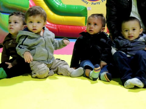 Matías, Emiliano, Gael y Axel.