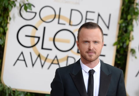 El actor Aaron Paul, protagonista de la serie de drama, Breaking Bad.