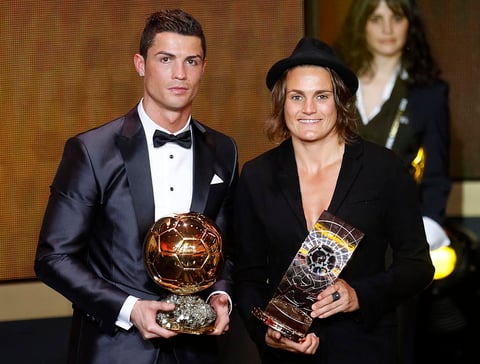 Cristiano y Nadine son los dos mejores futbolistas del planeta.