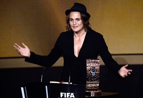 Nadine Angerer se llevó el premio a la Mejor Jugadora de Futbol en el mundo, la portera alemana supera a Marta y Abby Wambach.