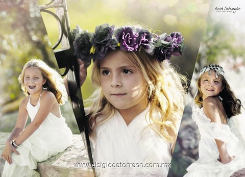 La pequeña Isabella Enríquez lució muy linda el día que celebró sus siete años de vida.- Érick Sotomayor Fotografía