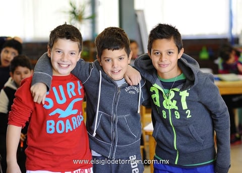 Diego, Paco y Ricardo.