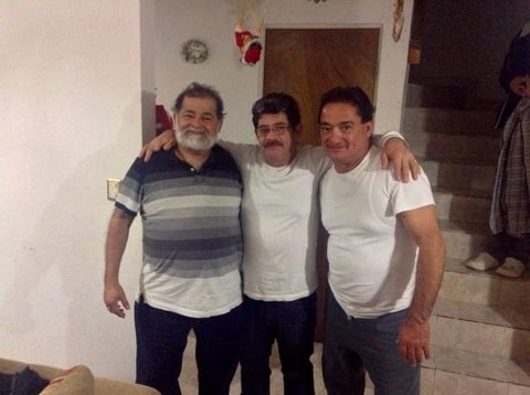 Entre amigos.