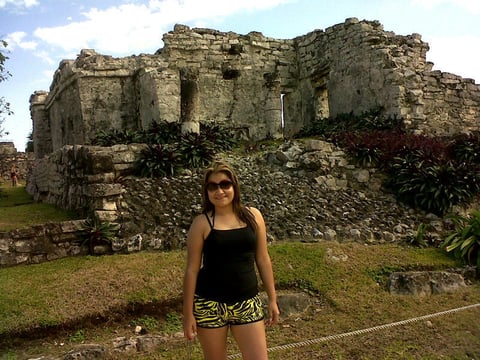 Vanessa Váquera Vázquez en Cancún, Quintana Roo.