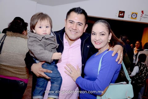 Daniel jr., Daniel e Ivonne