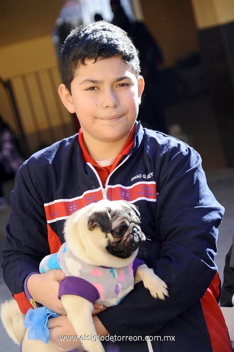 Isaac y 'Poly'.
