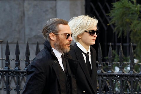 Joaquin Phoenix fue uno de los asistentes.