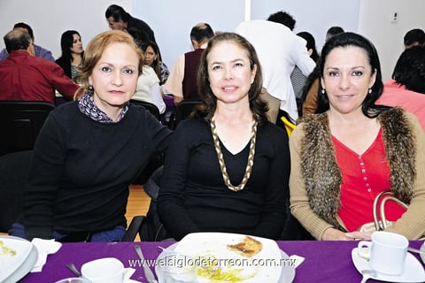 Guadalupe Gutiérrez, Patricia Carrasco y Sara Izaguirre.