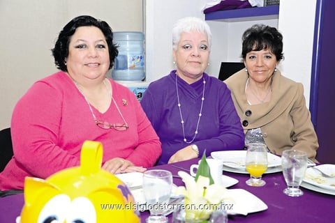 Graciela, Alba y Austreberta.