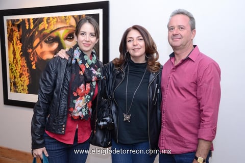 Ana, Liliana y Heinz.