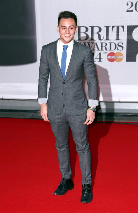 El deportista británico Tom Daley fue uno de los invitados.