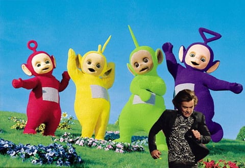 En uno de los memes se puede ver al líder de One Direction junto a los Teletubbies.