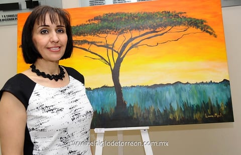 Laura Maúl, la expositora.